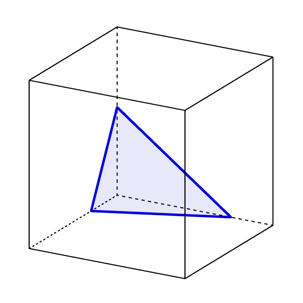 triangle cross section